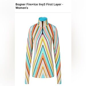 Bogner Fire + ice Iivy3 1/4 zip women ski pully XS